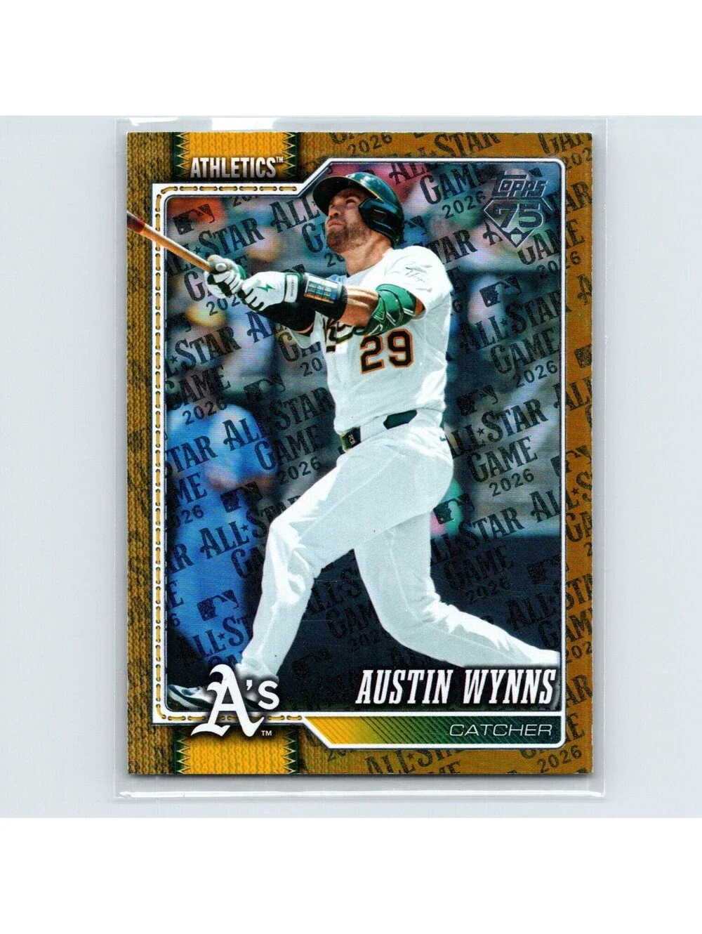 2026 Topps Austin Wynns #590 All-Star Game Gold #/50 Athletics
